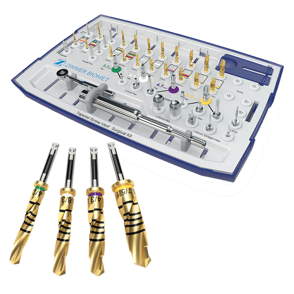 TSV Surgical Kit with Gold Drills